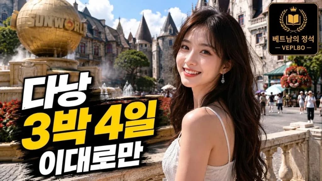 다낭 1인 3박4일 — 노멀·로맨스·상남자 유형별 동선 — 베플보 라이브 썸네일